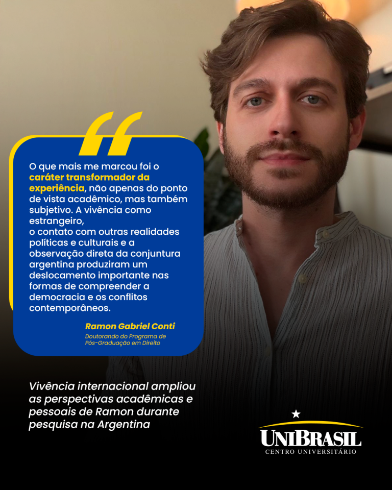 Internacionalização fortalece pesquisa e amplia perspectivas no PPGD do UniBrasil